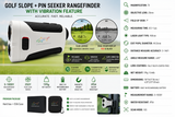Elite 1000 Golf Slope + Pin Seeker Rangefinder with Vibration Feature