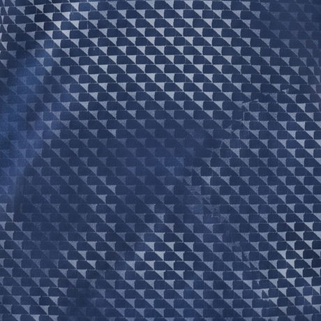 Men's Navy Geo Texture Performance Golf Polo