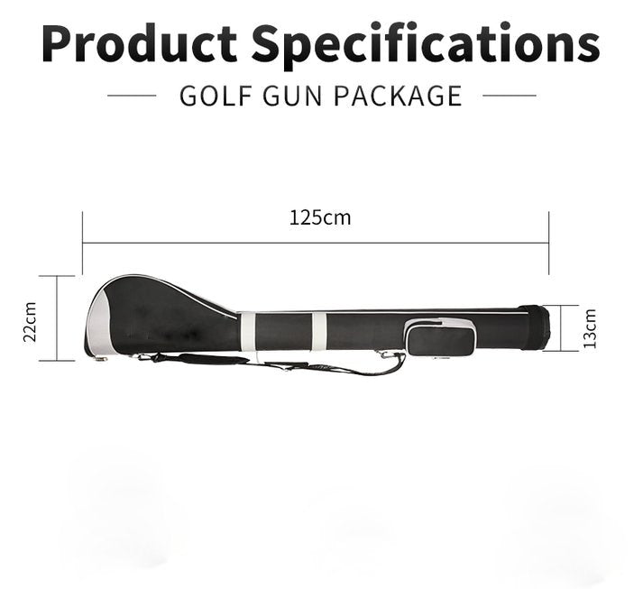 Unisex Golf Gun Bag - Pink (Holds 6-7 Clubs)
