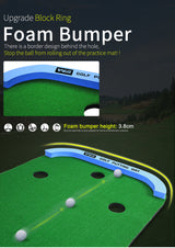 Premium 3 Hole Putting Green Practice Mat