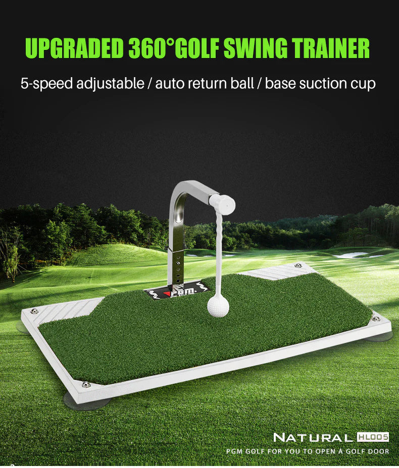Golf Training Aid Swing Mat Practice