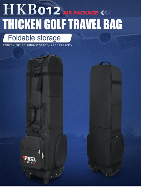 HKB012 Durable Nylon Waterproof Black Golf Travel Cover