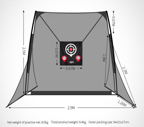 Golf Swing Training Practice Net – Outdoor & Indoor