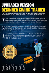 Golf Swing Trainer (Wind Resistance Practice Aid)