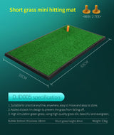 Single Surface Hitting Practice Mat With Rubber Base