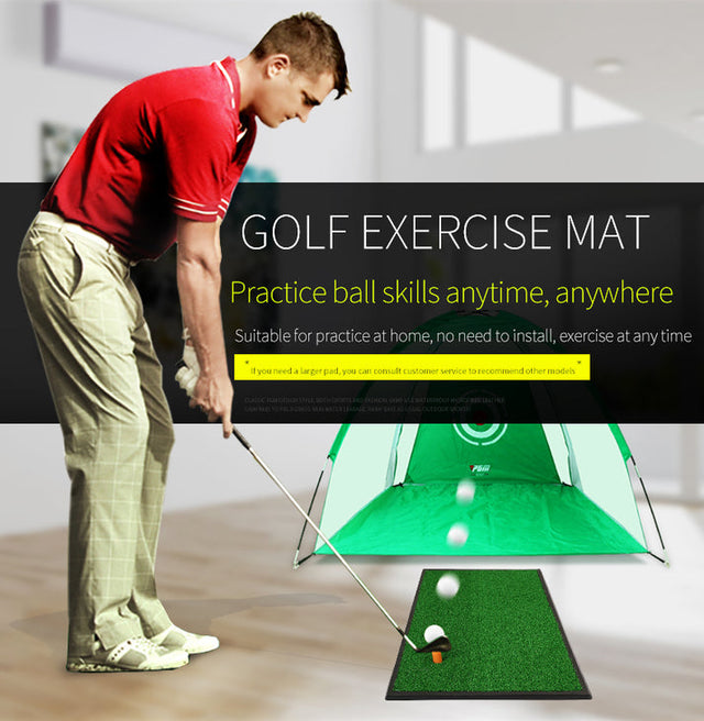 Single Surface Hitting Practice Mat With Rubber Base