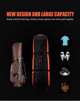 Golf Aviation Travel Bags with Wheels Large Capacity Storage Bag