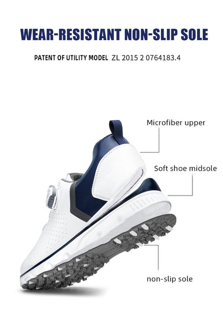 Golf Waterproof Automatic Lacing Shoes for Men