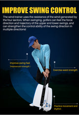 Golf Swing Trainer (Wind Resistance Practice Aid)