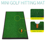 Single Surface Hitting Practice Mat With Rubber Base