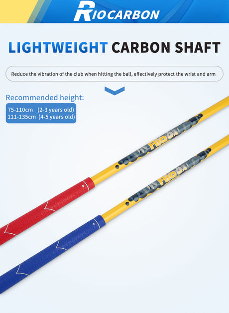 Kids Modified Plastic Materal Golf Set (Iron+Driver+Putter)