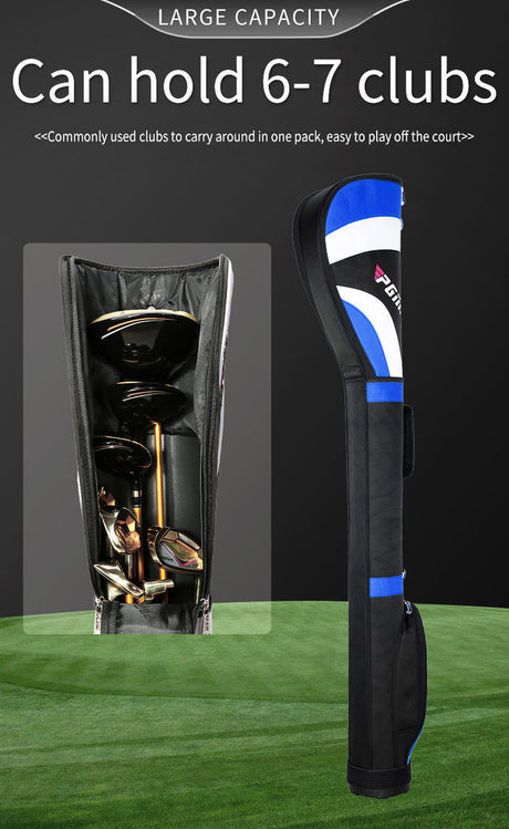 QIAB002 Compact Golf Gun Bag (Holds 7-8 Clubs)