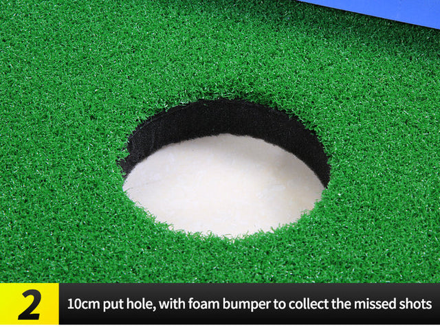 Premium 3 Hole Putting Green Practice Mat