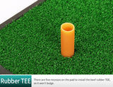 Single Surface Hitting Practice Mat With Rubber Base