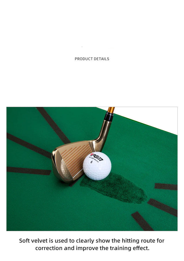 Swing Detection Velvet Impact Hitting Mat