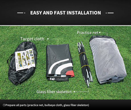 Golf Chipping Net – Portable Indoor/Outdoor Practice Trainer