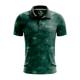 Men's Evergreen Terrain Stretch Golf Polo - Forest Green