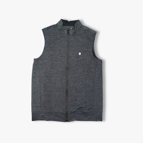 Men's Golf Sleeveless Pullover Vest - Dark Grey