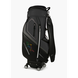 Golf Premium Waterproof Fabric Golf Bag With Wheels with Hardcase on Top