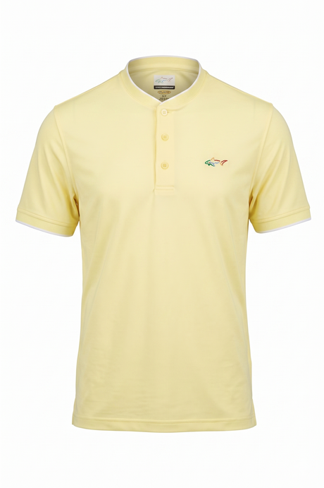 Baseball Collar Micro Pique Shark Polo