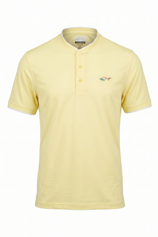Baseball Collar Micro Pique Shark Polo