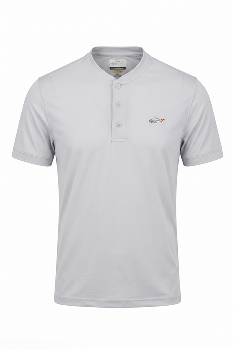 Baseball Collar Micro Pique Shark Polo