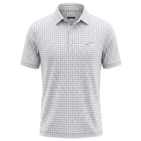 Men's Diamond Print Golf Polo
