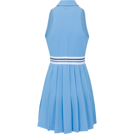 Women's Birdie Pleated Golf Dress - Blue Sail