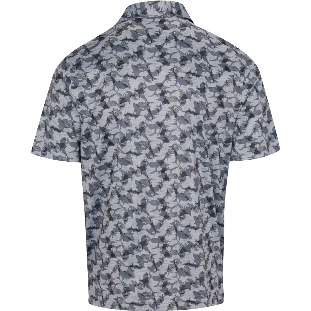 ML 75 Shark Lab Shiver Polo T Shirt - Shark Grey Heather