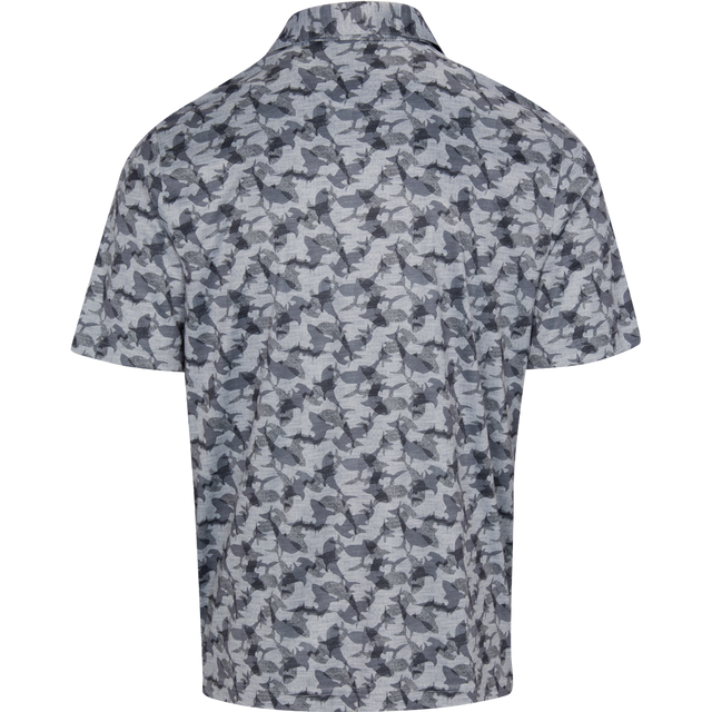 ML 75 Shark Lab Shiver Polo T Shirt - Shark Grey Heather