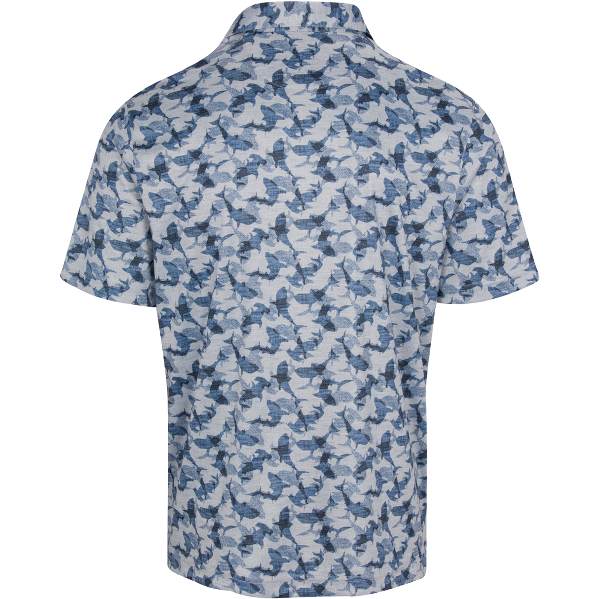 ML 75 Shark Lab Shiver Polo T Shirt - Skydiver Heather