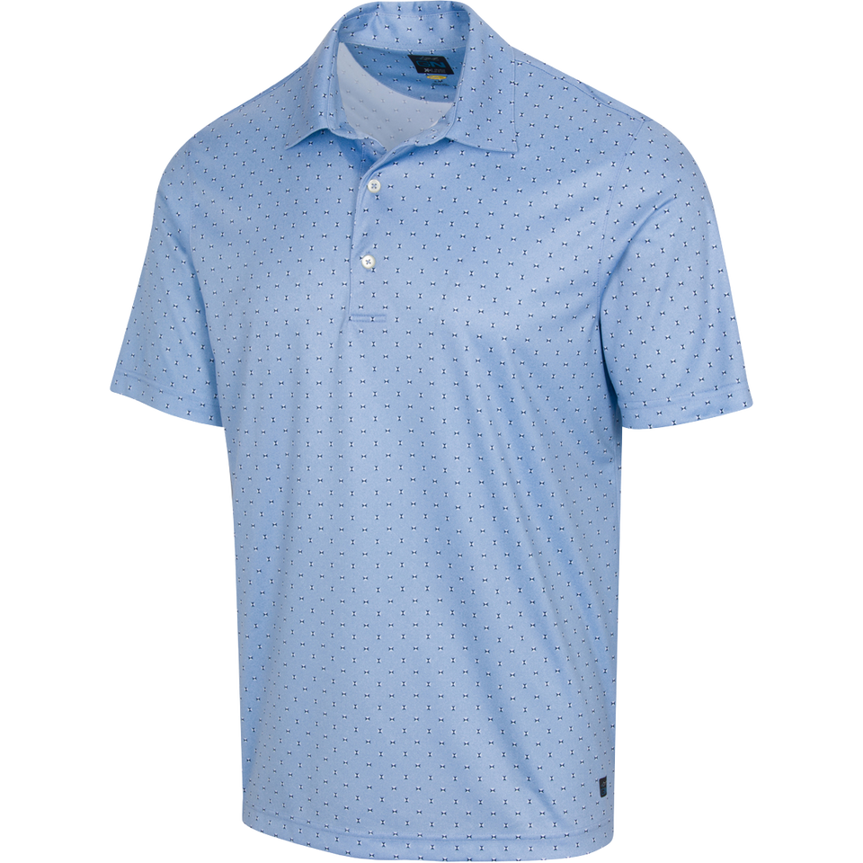 Men's Compass X-Lite Golf Polo T Shirt - Bey Breeze Heather