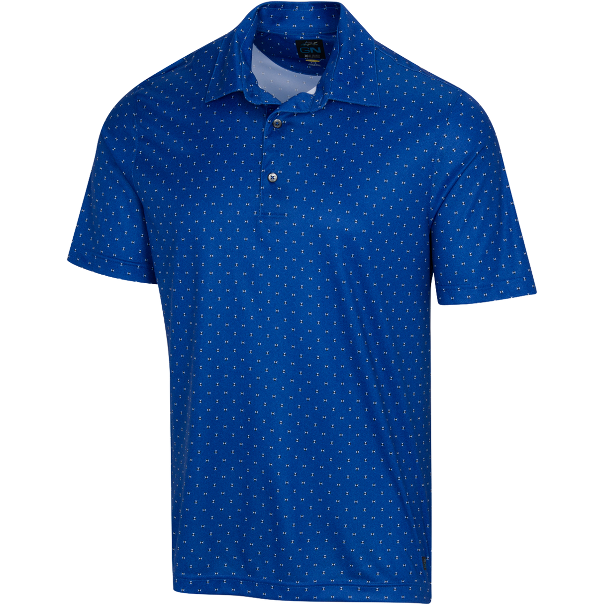 Men's Compass X-Lite Golf Polo T Shirt - Glacier Lake Heather