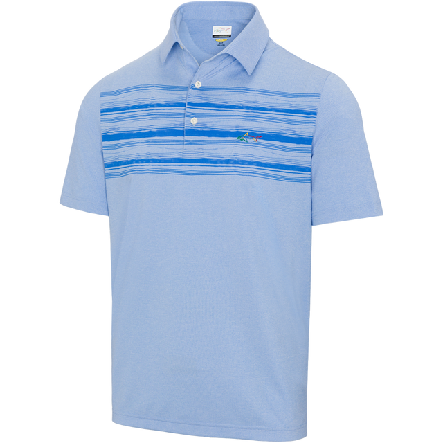 Men's Engineered Wave Stripe Polo T shirt