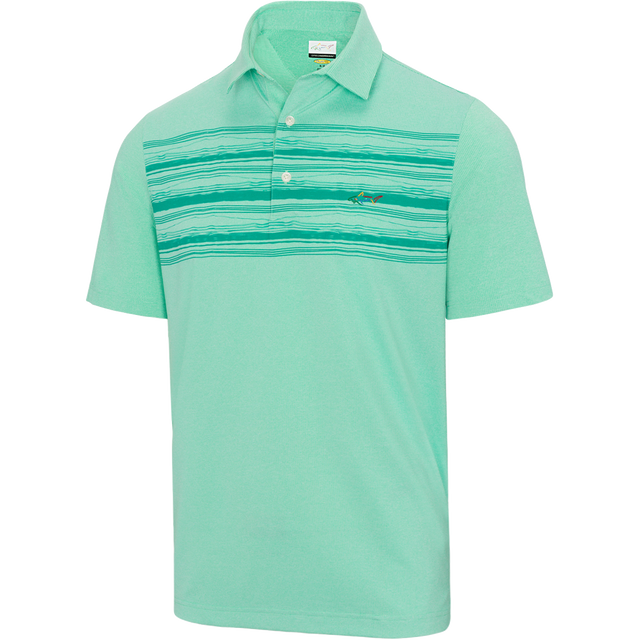 Men's Engineered Wave Stripe Polo T shirt