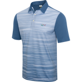 ML75 Ombre Print Stripe Golf Polo T Shirt