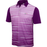 ML75 Ombre Print Stripe Golf Polo T Shirt