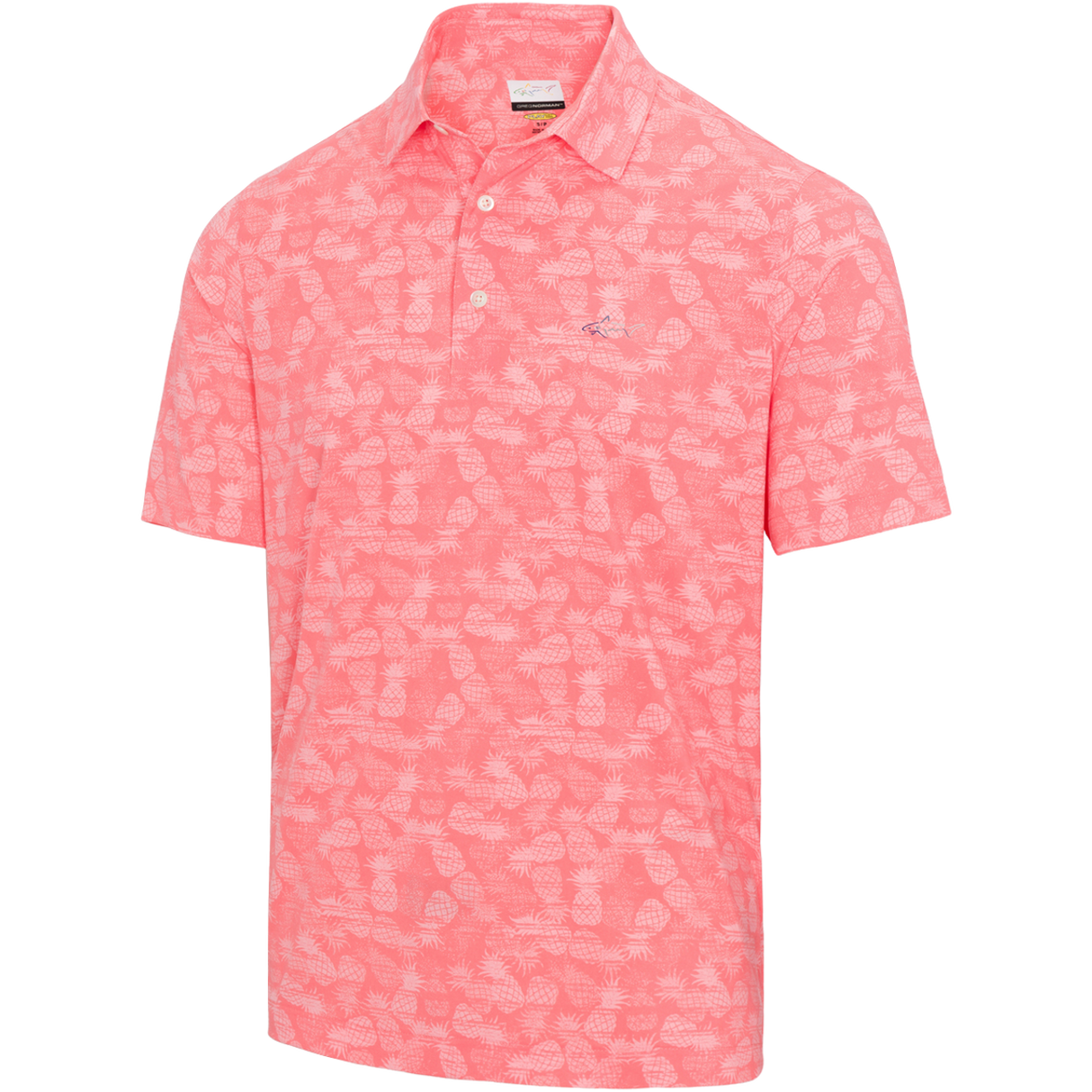 X-Lite Pineapple Print Golf Polo T Shirt