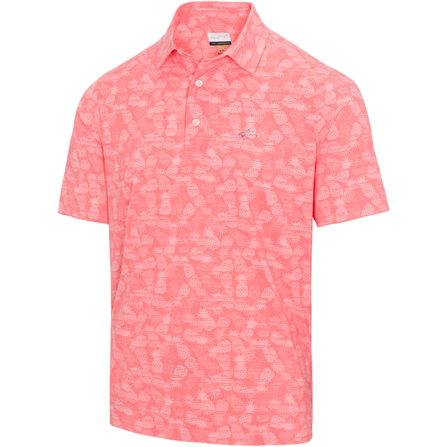 X-Lite Pineapple Print Golf Polo T Shirt