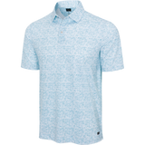 ML75 Coastline Graffiti Fin Stripe Mesh Polo