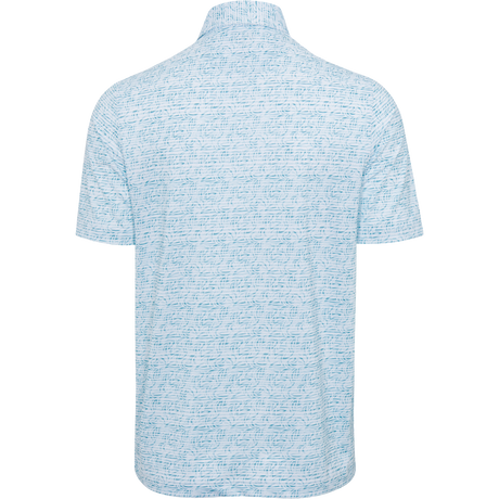 ML75 Coastline Graffiti Fin Stripe Mesh Polo - Coastline