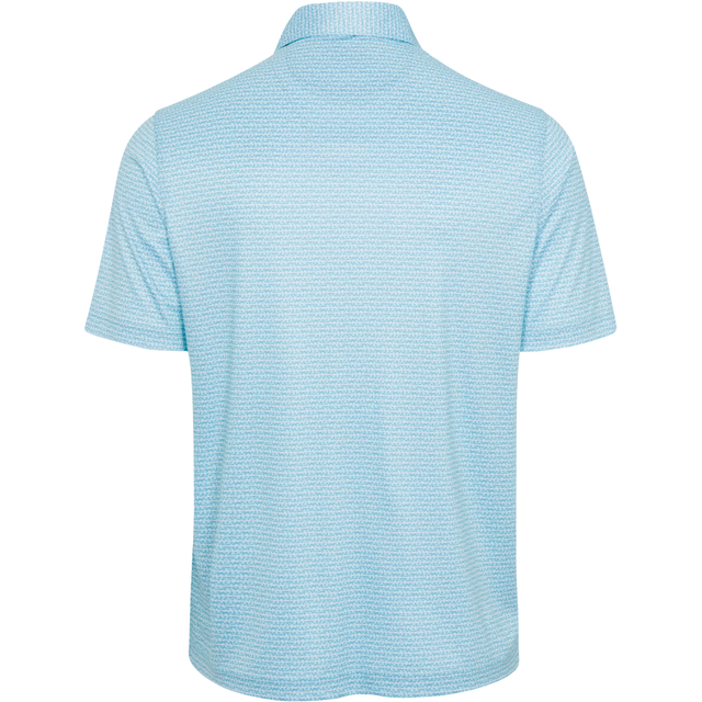 ML75 Aqua Wave Recycled Microlux Fin Stripe Polo