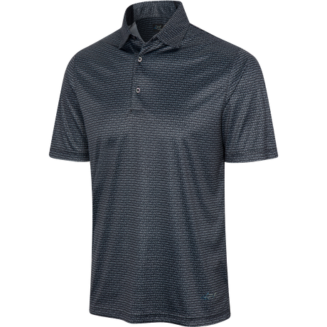 ML75 Aqua Wave Recycled Microlux Fin Stripe Polo