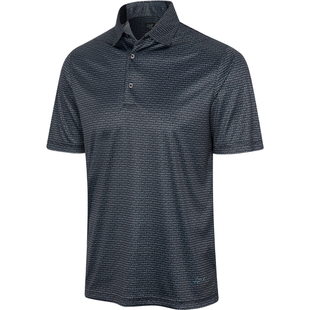 ML75 Aqua Wave Recycled Microlux Fin Stripe Polo