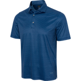 ML75 Navy Recycled Microlux Fin Stripe Polo