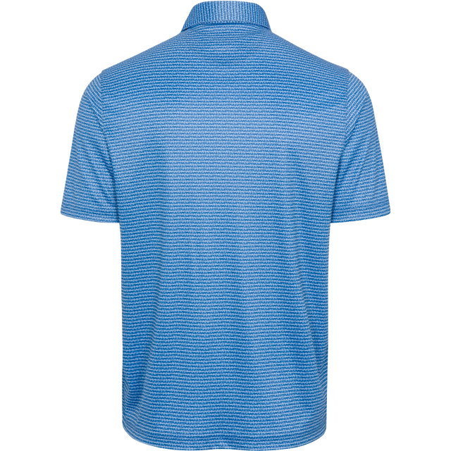 ML75 Aqua Wave Recycled Microlux Fin Stripe Polo