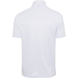 Men's580  White Golf Stretch Polo