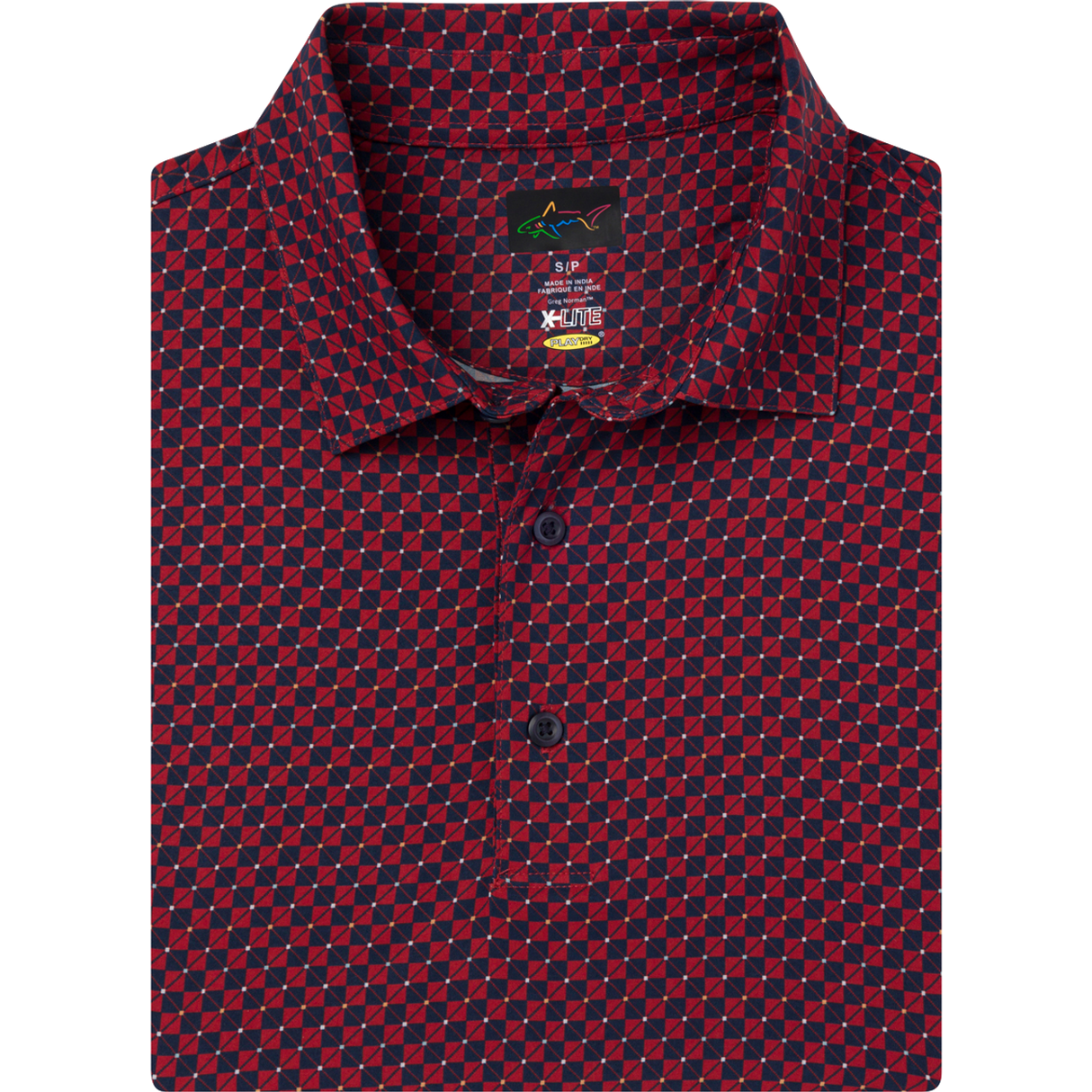 X-lite Checkered Golf Polo