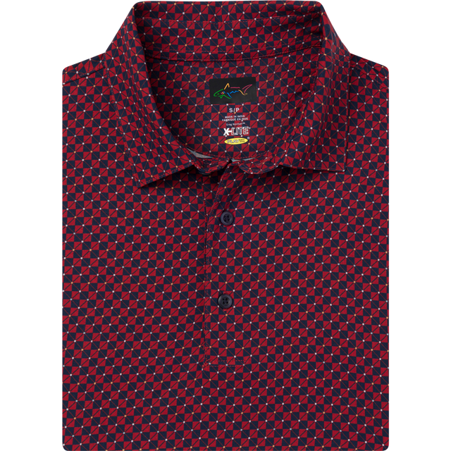 X-lite Checkered Golf Polo