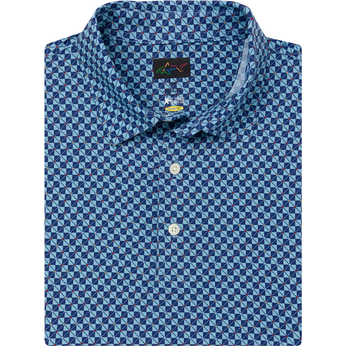 X-lite Checkered Golf Polo